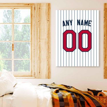 Minnesota Jersey Custom Canvas Print Wall Art for Boy Girl Men Women Baseball Personalized Canvas Art